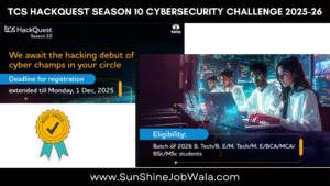TCS HackQuest Season 10 | Cybersecurity Challenge 2025-2026