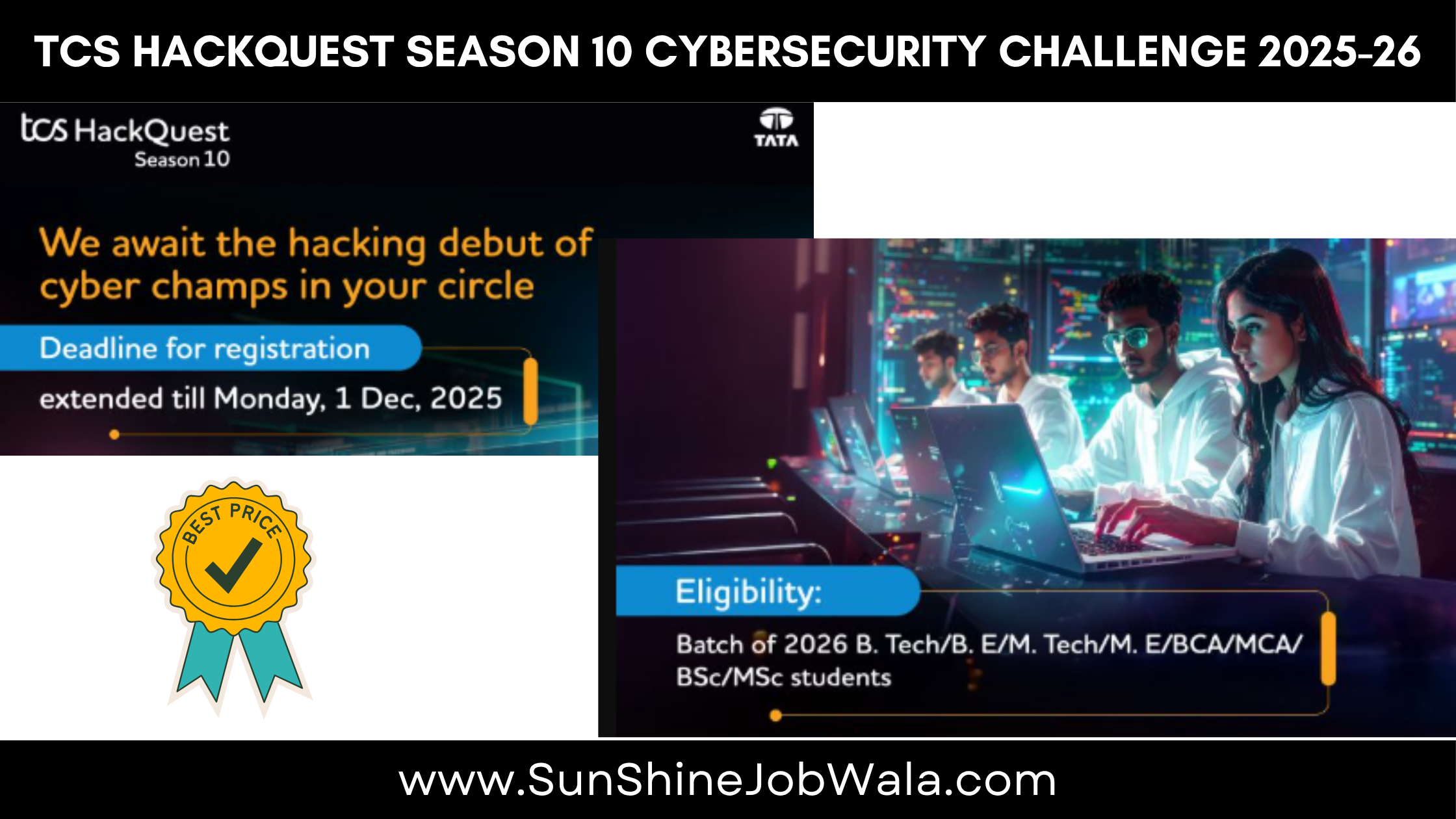 TCS HackQuest Season 10 | Cybersecurity Challenge 2025-2026